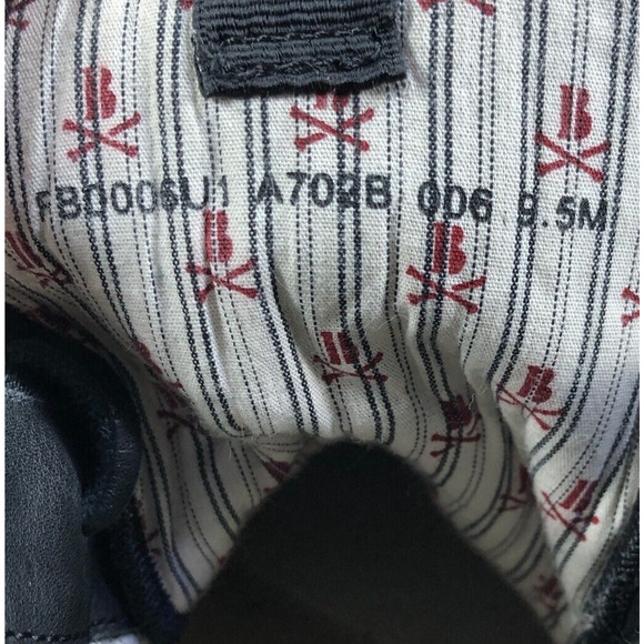 John Varvatos Bootleg Mid Feather Black Sneakers Men's 9.5 M A702B 006 - Picture 7 of 8